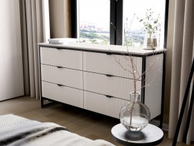 Комод 6 ящиков Нора (персидский жемчуг) в Ордынском - ordynskoe.mebel-nsk.ru | фото