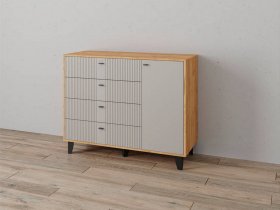 Комод «Катрин-13» (дуб крафт золотой/сантьяго софт) в Ордынском - ordynskoe.mebel-nsk.ru | фото