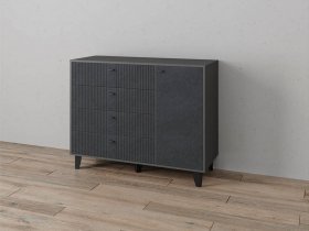 Комод «Катрин-13» (графит/гранит лофт) в Ордынском - ordynskoe.mebel-nsk.ru | фото