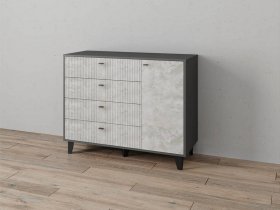 Комод «Катрин-13» (графит/мальта) в Ордынском - ordynskoe.mebel-nsk.ru | фото