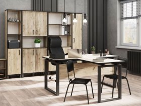 Комплект Гермес лофт (дуб крафт серый) в Ордынском - ordynskoe.mebel-nsk.ru | фото