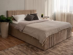 Кровать двуспальная 1,4м с подъем. мех. Леванте в Ордынском - ordynskoe.mebel-nsk.ru | фото
