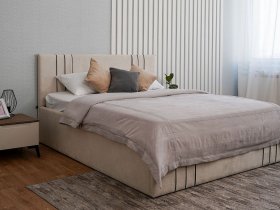 Кровать двуспальная 1,8м с подъем. мех. Леванте в Ордынском - ordynskoe.mebel-nsk.ru | фото