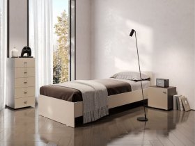 Кровать односпальная 0,9м Гиза в Ордынском - ordynskoe.mebel-nsk.ru | фото