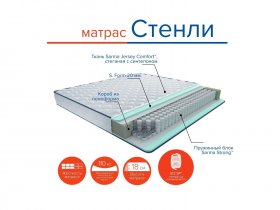 Матрас Стенли в Ордынском - ordynskoe.mebel-nsk.ru | фото