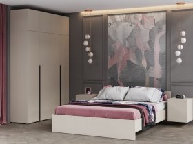 Модульная спальня Айри (кашемир) в Ордынском - ordynskoe.mebel-nsk.ru | фото