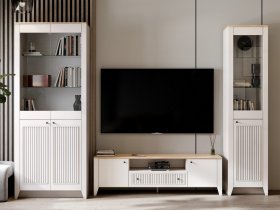 Модульная стенка Валенсия в Ордынском - ordynskoe.mebel-nsk.ru | фото