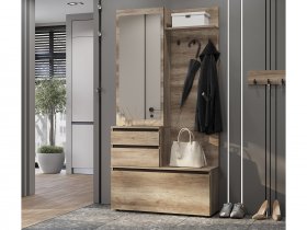 Прихожая ПР-04 Энигма (венге/дуб каньон) в Ордынском - ordynskoe.mebel-nsk.ru | фото