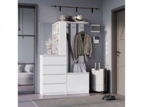 Прихожая Симпл ПР-04 (белый) в Ордынском - ordynskoe.mebel-nsk.ru | фото