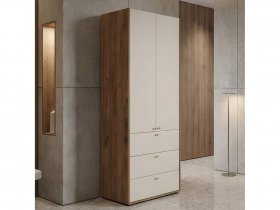Шкаф двухстворчатый c ящиками Орма в Ордынском - ordynskoe.mebel-nsk.ru | фото