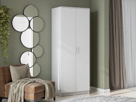 Шкаф двухстворчатый ШК-2 (белый текстурный) в Ордынском - ordynskoe.mebel-nsk.ru | фото