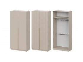 Шкаф ШК-100 Эккервуд (меланж) в Ордынском - ordynskoe.mebel-nsk.ru | фото
