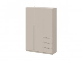 Шкаф трехстворчатый с ящиками ШК-22 (меланж) в Ордынском - ordynskoe.mebel-nsk.ru | фото