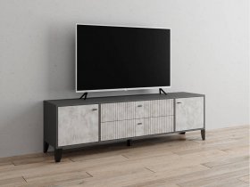 Тумба под ТВ Парус-10 (графит/мальта) в Ордынском - ordynskoe.mebel-nsk.ru | фото